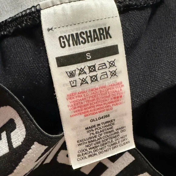 Gymshark Flex Leggings Black Gym Active size small - Picture 8 of 8